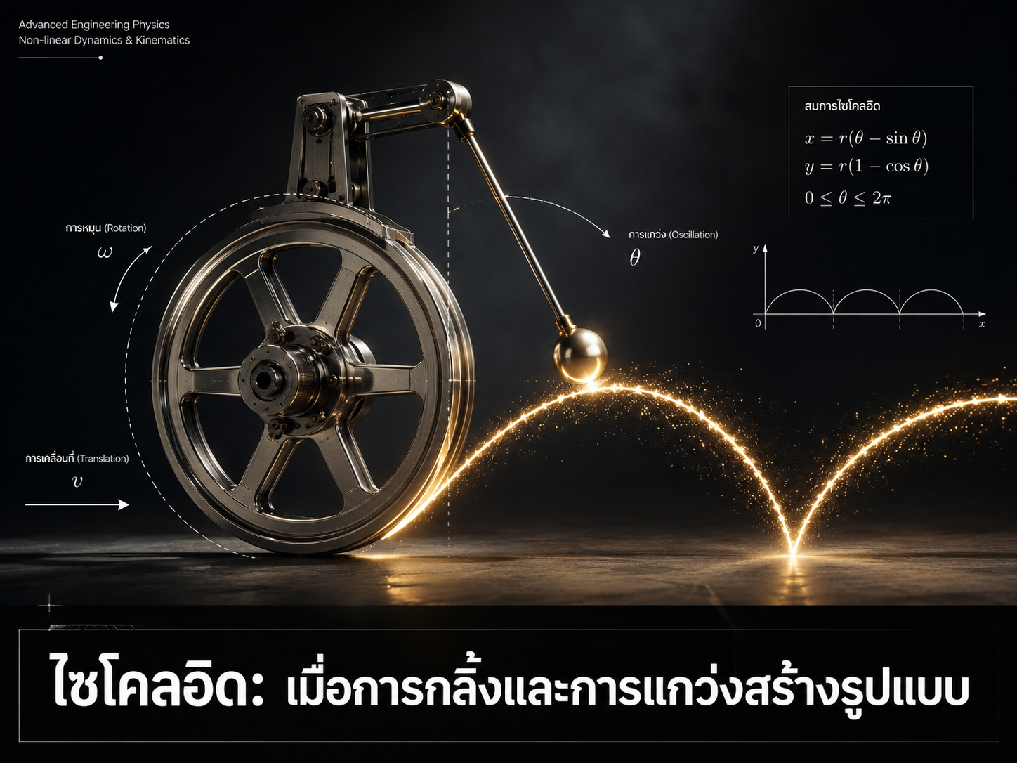 ภาพปกหลัก: การเคลื่อนที่แบบไซโคลอิด